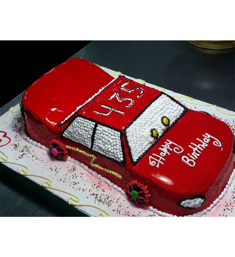 Cream  Car Cake