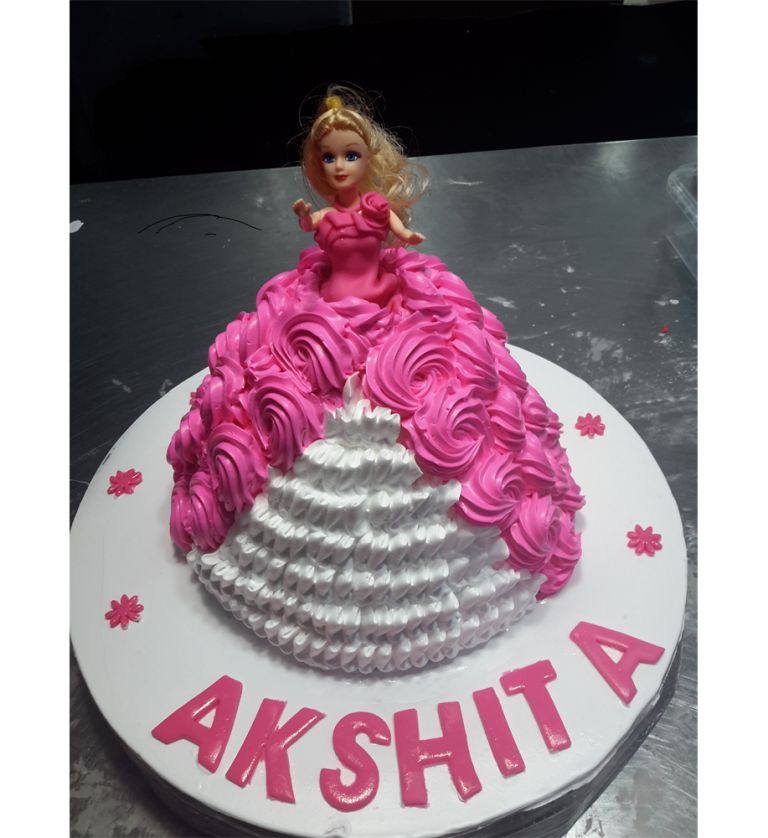 Barbie Doll Cake